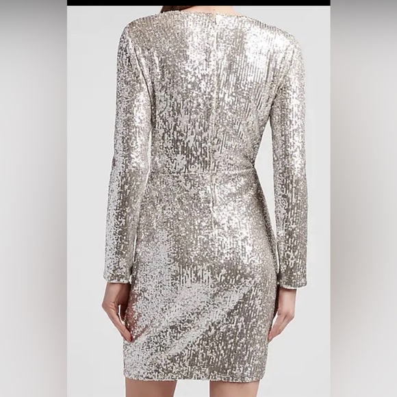 NWT express sequin dress - Picture 3 of 5
